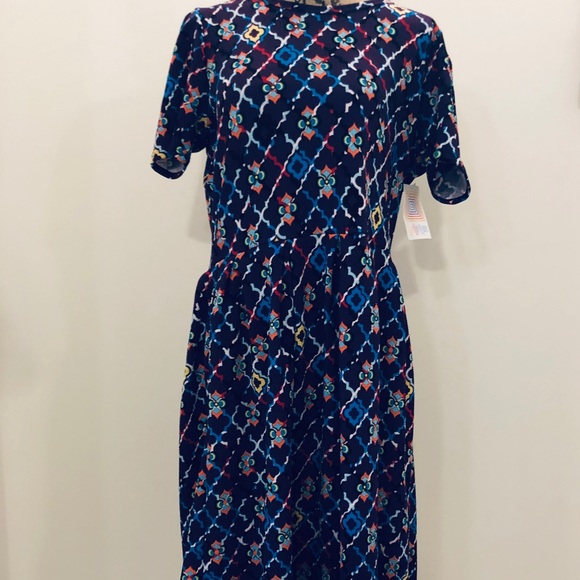 LuLaRoe Dresses & Skirts - LuLaRoe 2XL Amelia Purple Colorful Design